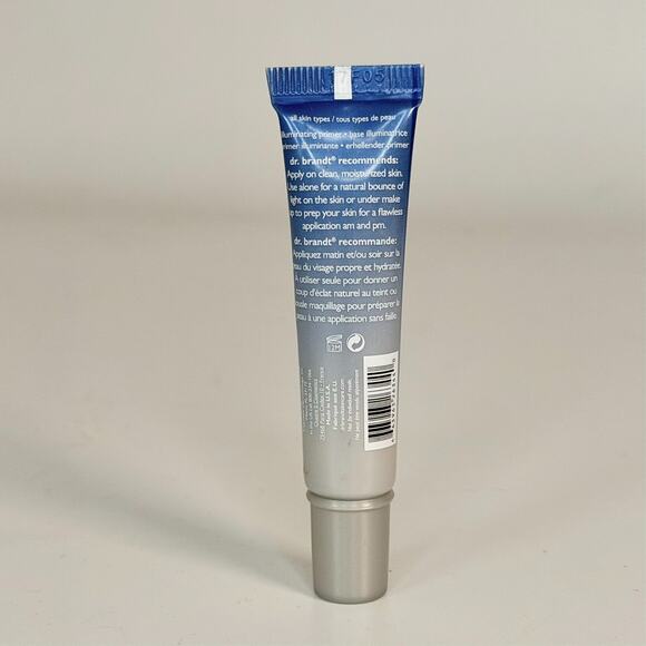 Dr. Brandt Pores No More Luminizer Primer Travel .25 fl oz 7.5 ml New - Picture 4 of 6